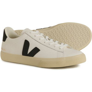 ���F�W�� �����Y �V���[�Y �X�j�[�J�[ ���U�[ VEJA Campo Sneakers - ChromeFree Leather (For Men) White Black �z���C�g