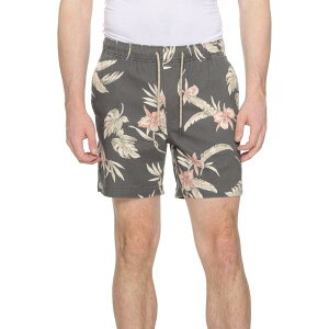 �t�@���e�B �����Y �{�g���X �n�[�t�p���c�E�V���[�c �V���[�g�p���c Faherty Essential Drawstring Shorts - 6.5 �h Charcoal Island Air Orchid �`���R�[��