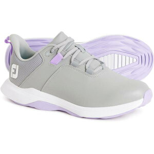 �t�b�g�W���C ���f�B�[�X �V���[�Y �X�j�[�J�[ FOOTJOY ProLite Golf Shoes - Waterproof (For Women) Grey / Lilac �O���[