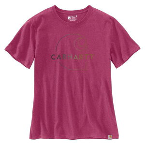 �J�[�n�[�g ���f�B�[�X �g�b�v�X �V���c �v���X�T�C�Y Carhartt 105600 Plus Loose Fit Heavyweight-Shirt - Short Sleeve Beet Red Heather �w�U�[