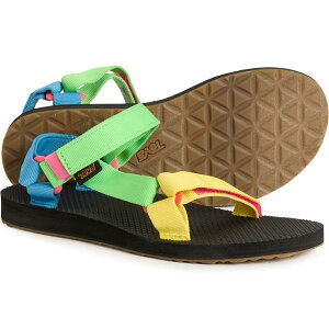 �e�o ���f�B�[�X �V���[�Y �T���_�� Teva Original Universal Sport Sandals (For Women) Neon Multi �}���`�J���[