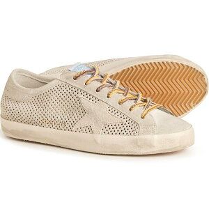 �S�[���f���O�[�X �����Y �V���[�Y �X�j�[�J�[ ���U�[ GOLDEN GOOSE Made in Italy Super-Star Sneakers - Leather (For Men) White �z���C�g