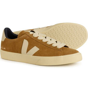 ���F�W�� �����Y �V���[�Y �X�j�[�J�[ �X�G�[�h VEJA Campo Sneakers - Suede (For Men) Brown White �z���C�g