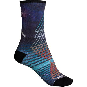 �X�}�[�g�E�[�� ���f�B�[�X �A���_�[�E�F�A �C�� �v�����g SmartWool PhD Pro Endurance Print Running Socks - Merino Wool Crew (For Women) Deep Navy �l�C�r�[