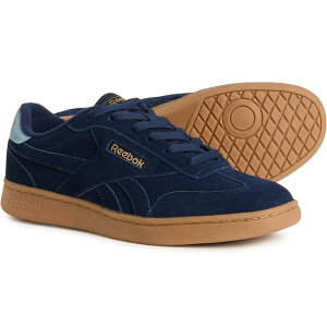 ���[�{�b�N ���f�B�[�X �V���[�Y �X�j�[�J�[ �X�G�[�h Reebok Forte Lounger Sneakers - Suede (For Women) Vector Navy/Y2k Blue/Pale Gold/Reebok Lee 01 �l�C�r�[