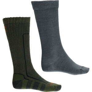 ���[�y�� �����Y �A���_�[�E�F�A �C�� �E�[�� Lorpen T2 Cold-Weather System Eco Hunting Socks - 2-Pack Merino Wool Crew (For Men) Conifr