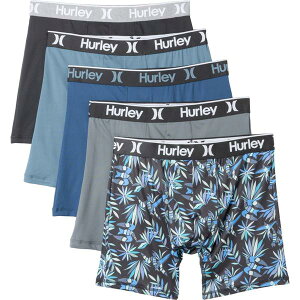 �n�[���[ �����Y �A���_�[�E�F�A �{�N�T�[�p���c �v�����g Hurley Printed Boxer Briefs - 5-Pack Blue �u���[