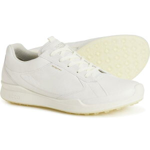 �G�R�[ �����Y �V���[�Y �X�j�[�J�[ ���U�[ ECCO BIOM Hybrid Golf Shoes - Leather (For Men) White �z���C�g