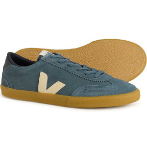 ���F�W�� �����Y �V���[�Y �X�j�[�J�[ �X�G�[�h VEJA Volley Sneakers - Suede (For Men) Blue �u���[