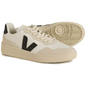 ���F�W�� �����Y �V���[�Y �X�j�[�J�[ ���U�[ VEJA V-90 Sneakers - Leather (For Men) White Black �z���C�g