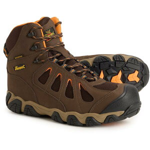 �\���O�b�h �����Y �V���[�Y �u�[�c�E���C���u�[�c ���U�[ Thorogood 6 Crosstrex Series Work Boots - Waterproof Leather Composite Safety Toe (For Men) Brown �u���E��