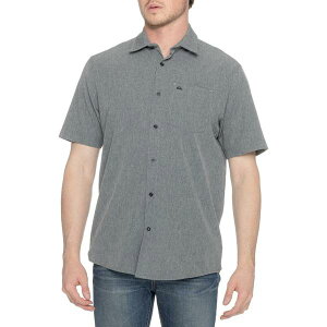 �N�C�b�N�V���o�[ �E�H�[�^�[ �}�� �����Y �g�b�v�X �V���c Quiksilver Waterman Radiance Woven Tech Shirt - Short Sleeve Black �u���b�N
