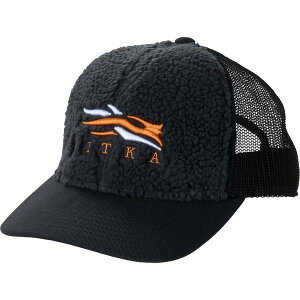 �X�B�e�B�J �����Y �A�N�Z�T���[ �X�q Sitka Fanatic Mid Trucker Hat Black �u���b�N