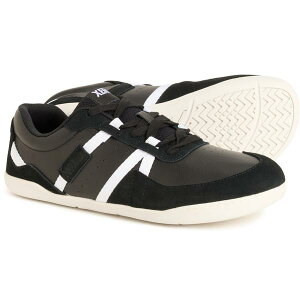 �[���V���[�Y �����Y �X�j�[�J�[ ���U�[ Xero Shoes Kelso Court Shoes - Leather (For Men) Black / White �z���C�g
