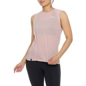 �T���� ���f�B�[�X �g�b�v�X �V���c Salewa Puez Alpine Merino Hybrid Tank Top Zephyr