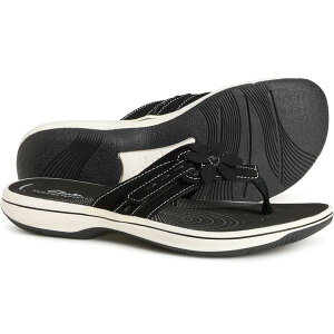 �N���[�N�X ���f�B�[�X �V���[�Y �T���_�� Clarks Breeze Opal Thong Sandals (For Women) Black �u���b�N