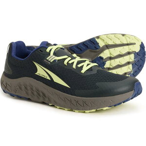�A���g�� �����Y �V���[�Y �X�j�[�J�[ Altra Outroad 3 Trail Running Shoes (For Men) Black/Green �u���b�N