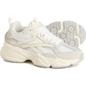 ���[�{�b�N ���f�B�[�X �V���[�Y �X�j�[�J�[ ���U�[ Reebok Charge Sneakers - Leather (For Women) Natural/Mist Grey/White �z���C�g