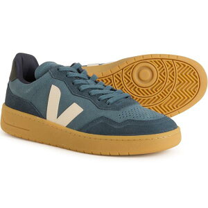 ���F�W�� �����Y �V���[�Y �X�j�[�J�[ �X�G�[�h VEJA V-90 Sneakers - Suede (For Men) Blue �u���[
