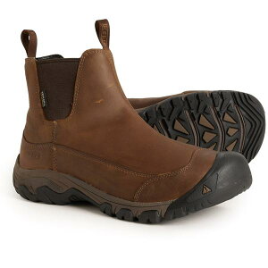 �L�[�� �����Y �V���[�Y �u�[�c�E���C���u�[�c ���U�[ Keen Anchorage III Boots - Waterproof Insulated Leather Wide Width (For Men) Dark Earth/Mulch