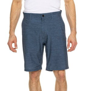 �n�[���[ �����Y �{�g���X �n�[�t�p���c�E�V���[�c �v�����g �V���[�g�p���c Hurley Essential Heather Printed Hybrid Walking Shorts Iron Ore �w�U�[