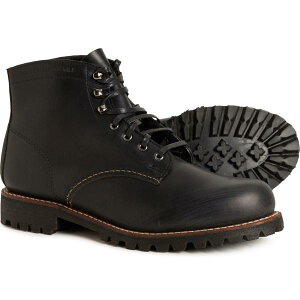 �E�����@���� 1000 �}�C�� �����Y �V���[�Y �u�[�c�E���C���u�[�c ���U�[ Wolverine 1000 Mile Thick-Tread Sole Boots - Leather Factory Seconds (For Men) Plain Toe