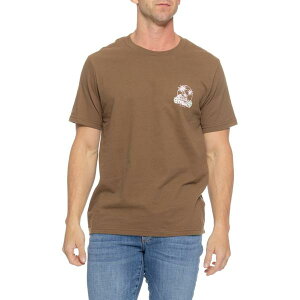 �N�C�b�N�V���o�[ �E�H�[�^�[ �}�� �����Y �g�b�v�X T�V���c �O���t�B�b�N Quiksilver Waterman Elysian Graphic T-Shirt - Short Sleeve Coffee Liqueur Brown �u���E��