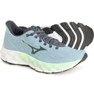 �~�Y�m �����Y �V���[�Y �X�j�[�J�[ Mizuno Wave Sky 8 Running Shoes (For Men) Citadel-Vintage Indigo �C���f�B�S