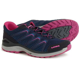 ���A ���f�B�[�X �V���[�Y �X�j�[�J�[ Lowa Made in Europe Maddox Trail Shoes (For Women) Navy/Berry �l�C�r�[