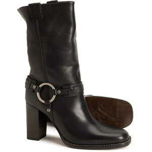 �t���[�s�[�v�� ���f�B�[�X �V���[�Y �u�[�c�E���C���u�[�c ���U�[ Free People Made in Portugal Hayden Harness Boots - Leather (For Women) Black �u���b�N