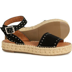 �~�A ���f�B�[�X �V���[�Y �T���_�� �X�G�[�h MIA Diosandals - Suede (For Women) Black �u���b�N