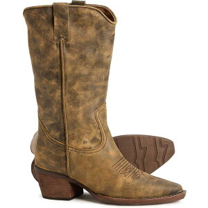 �X�e�B�[�u �}�f�� ���f�B�[�X �V���[�Y �u�[�c�E���C���u�[�c ���U�[ Steve Madden Distressed Albany Boots - Leather (For Women) Brown Distressed �u���E��