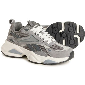 ���[�{�b�N �����Y �V���[�Y �X�j�[�J�[ ���U�[ Reebok Charge Sneakers - Leather (For Men) Grey2/Grey4/Vectored ���b�h