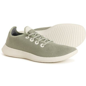 �I�[���o�[�Y �����Y �V���[�Y �X�j�[�J�[ Allbirds Tree Runner Shoes (For Women) Hazy Pine/Natural White �z���C�g