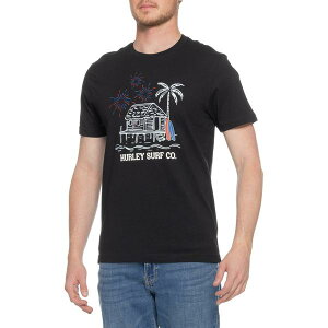 �n�[���[ �����Y �g�b�v�X T�V���c �O���t�B�b�N Hurley Surf Shack Graphic T-Shirt - Short Sleeve Black �u���b�N
