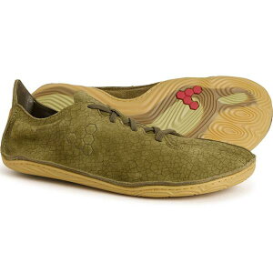 ���B���H �x�A�t�b�g �����Y �V���[�Y �X�j�[�J�[ ���U�[ VivoBarefoot Sensushoes - Leather (For Men) Olive Cracked Leather �I���[�u