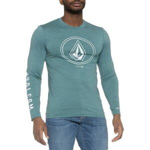 �{���R�� �����Y ���� �n�[�t�p���c�E�V���[�c �V���c Volcom Rippin It Shirt - UPF 50+ Long Sleeve Cosmic Blue �u���[