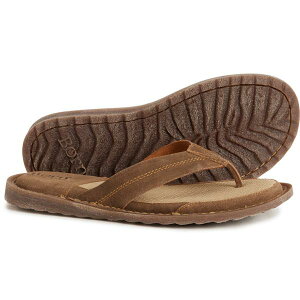 �{�[�� �����Y �V���[�Y �T���_�� �X�G�[�h Born Bermuda Distressed Flip-Flops - Suede (For Men) Taupe �g�[�v