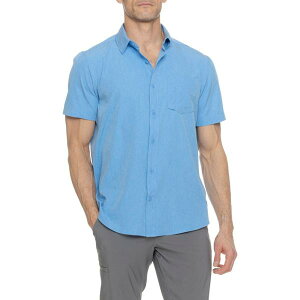 �n�[���[ �����Y �g�b�v�X �V���c Hurley Techambray Woven Shirt - Short Sleeve Aquifer