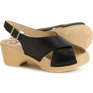 �_���X�R ���f�B�[�X �V���[�Y �T���_�� ���U�[ Dansko Sloane Sandals - Leather (For Women) Black Calf �u���b�N