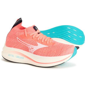 �~�Y�m ���f�B�[�X �V���[�Y �X�j�[�J�[ Mizuno Neo Zen Running Shoes (For Women) Striking Coral-White �z���C�g