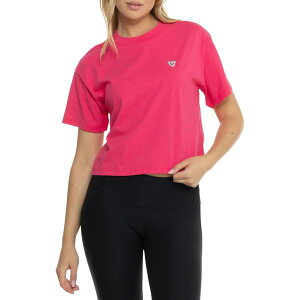 ���V�j���[�� ���f�B�[�X �g�b�v�X �V���c �N���b�v�h Rossignol Rossi Cropped T-Shirt - Short Sleeve Candy Pink �s���N