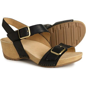 �_���X�R ���f�B�[�X �V���[�Y �T���_�� Dansko Trinity Sandals - Nubuck (For Women) Black �u���b�N