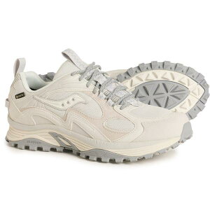 �T�b�J�j�[ ���f�B�[�X �V���[�Y �X�j�[�J�[ Saucony Aura X Gore-Tex Trail Running Shoes - Waterproof (For Men and Women) Ivory �A�C�{���[