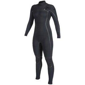 �I�j�[�� ���f�B�[�X ���� �㉺�Z�b�g O'Neill 3/2+ Hyperfreak Fire Chest Zip Wetsuit - Women's Black/Black �u���b�N