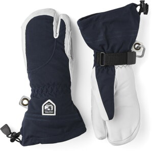 �w�X�g�� ���f�B�[�X �A�N�Z�T���[ ��� Hestra Heli 3-Finger Mittens - Women's Navy/Off White �I�t�z���C�g