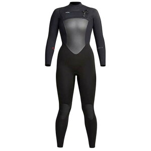�G�N�Z�� ���f�B�[�X ���� �㉺�Z�b�g XCEL 4/3 Infinity Chest Zip Wetsuit - Women's Black �u���b�N