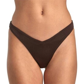 【送料無料】 ルーカ レディース ボトムスのみ 水着 RVCA Solid Shimmer V Medium French Swim Bottom - Women's Java