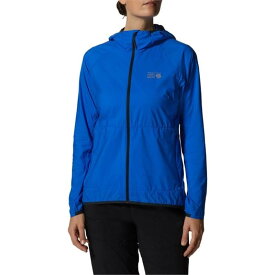 【送料無料】 マウンテンハードウェア レディース ジャケット・ブルゾン アウター Mountain Hardwear Kor Airshell Hoodie - Women's Bright Island Blue