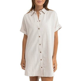 【送料無料】 リズム レディース ワンピース トップス Rhythm Classic Linen Shirt Dress - Women's Oat